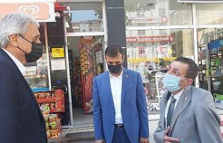 Başkan Bakkalcıoğlu, vatandaşlar ile bir araya...