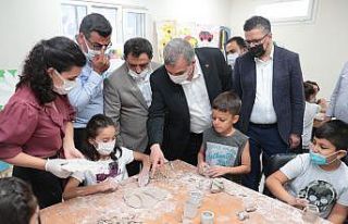 Başkan Beyazgül Halfeti’de temaslarda bulundu