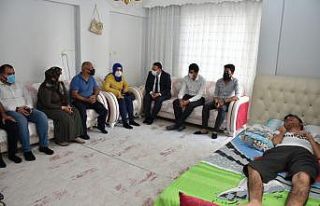 Başkan Beyoğlu’ndan SSPE hastası Ferhat’a moral...