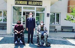 Başkan Büyüksu’dan engelli bireylere destek