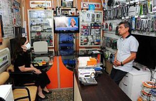 Başkan Çalkaya şehit babalarını yalnız bırakmadı