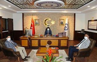 Başkan İnal, Rektör Aldemir ile görüştü