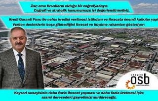 Başkan Nursaçan: “Zor ama fırsatların olduğu...