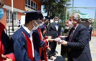 Başkan Palancıoğlu özel öğrencilerin mezuniyet...