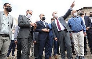 Başkan Palancıoğlu ve Milletvekili Taner Yıldız...