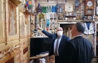 Başkan Pekmezci’den evini müzeye dönüştüren...