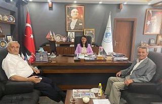 Başkan Tekin’e eski başkanlardan ziyaret