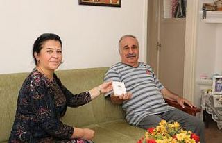 Başkan Yılmaz, şehit babalarını unutmadı