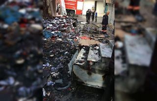 Başkent’in alışveriş sokağındaki yangın kundaklama...