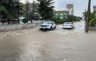Başkent’te sağanak yağış sonrası meydana gelen...