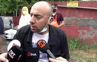 Bayrampaşa’da su basan alt geçitten yüzerek çıkan...