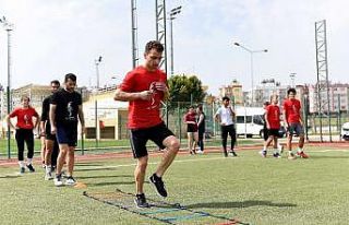 BESYO hazırlık öğrencileri, antrenman ve sınavlarda...