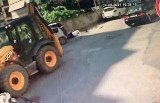 Beykoz’da kaza yapan otomobilin yayayı ezdiği...
