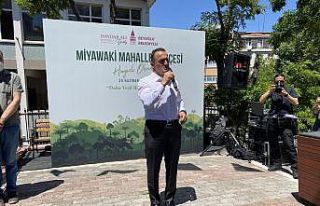 Beyoğlu’nda ‘Miyawaki Mahalle Bahçesi’ açıldı