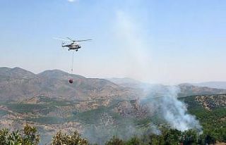 Bingöl’de iki gündür süren orman yangınına...