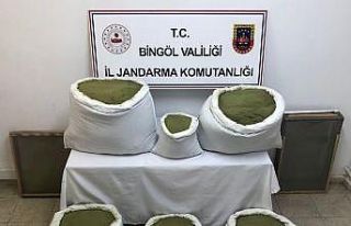 Bingöl’de uyuşturucuya darbe: 101 kilo toz esrar,...