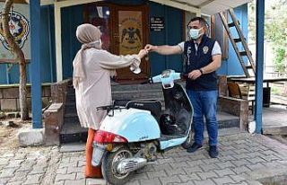 Bitlis’te çalınan motosiklet Muş’ta bulundu