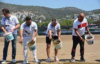 Bodrum İlçe Stadı’nın zemini doğal çim oluyor