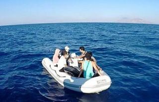 Bodrum’da 7 düzensiz göçmen kurtarıldı
