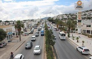 Bodrum’da trafik çilesi erken başladı
