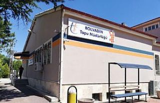 Bolvadin Tapu Müdürlüğü yeni hizmet binasına...