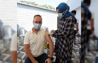 BOSAB’da 1 günde bin kişi aşılandı
