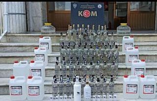Bozdoğan’da sahte alkol operasyonu