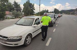 Burdur’da 172 sürücüye ceza yazıldı, 11 sürücünün...