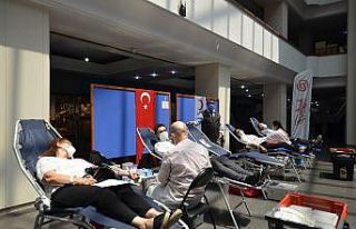 BUTTİM sakinleri kan bağışı için seferber oldu