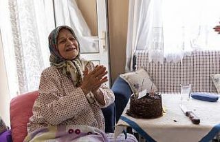 Büyükşehir Belediyesinden Vasfiye teyzeye doğum...