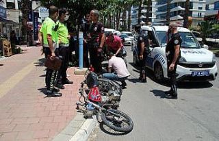 Çaldığı motosikletle yakalandı, 13 yaşında...