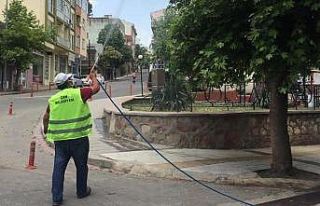 Çan’da ilaçlama çalışmaları devam ediyor