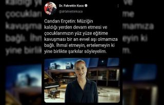 Candan Erçetin’den aşı mesajı