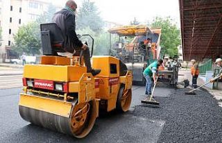 Çankaya Belediyesi’nin asfalt çalışmaları Çayyolu...