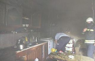 Çarşamba’da ev yangını