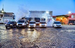 Ceylanpınar’da haşereyle mücadele sürüyor