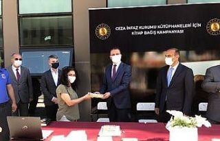 Cezaevi kütüphanelerine kitap bağışı kampanyası...