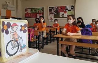 Çikolata paralarını tekerlekli sandalye için biriktirdiler