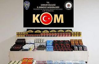 Çorum polisinden cinsel içerikli ürün operasyonu