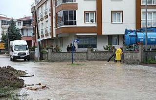 Çubuk’ta yağıştan tarım arazileri zarar gördü