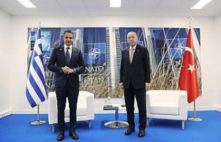 Cumhurbaşkanı Erdoğan, Yunanistan Başbakanı Miçotakis...