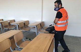 Darıca’da sınav öncesi okullar dezenfekte edildi