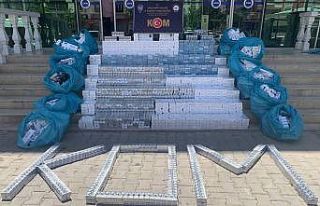 Dedektör köpek tepki verdi, bisküvi kutularından...