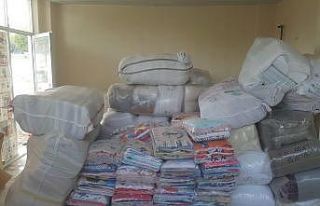 Denizli’de 300 bin TL değerindeki tekstil malzemeleri...