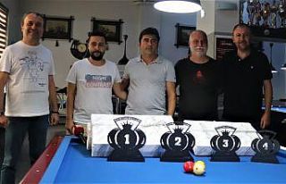 Denizli’de bilardo tutkunları bu turnuvada buluştu