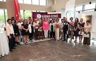 Denizlili sanatçıların eserleri sanatseverlerle...