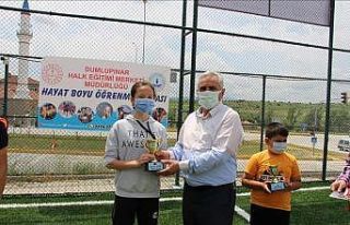 Dereceye giren öğrenciler ödüllendirildi