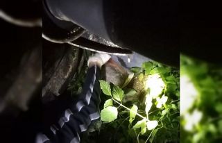 Devrilen traktörünün altında kalan sürücü hayatını...