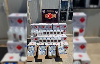 Didim’de 862 litre etil alkol ele geçirildi