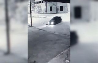 Dikkatsiz sürücü köpeği ezdi, o anlar kameraya...